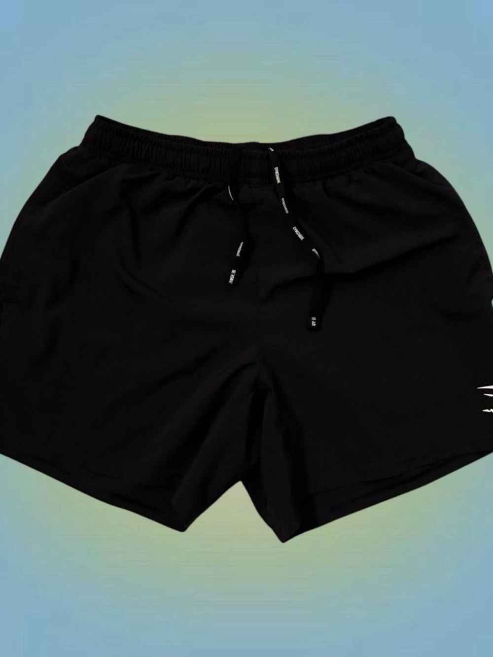 Gymshark Women's Black Athletic Drawstring Shorts